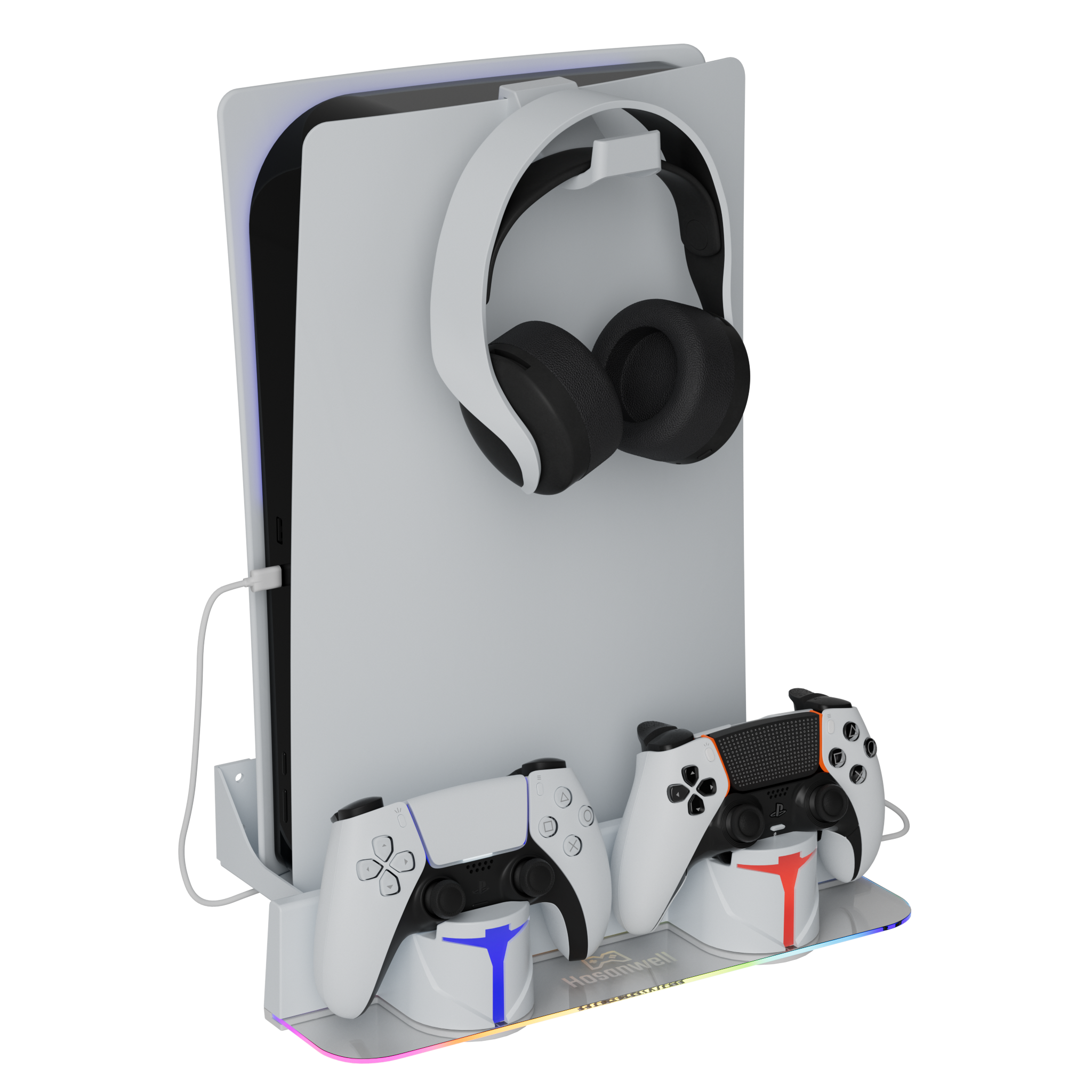 RGB PS5 charging wall mount