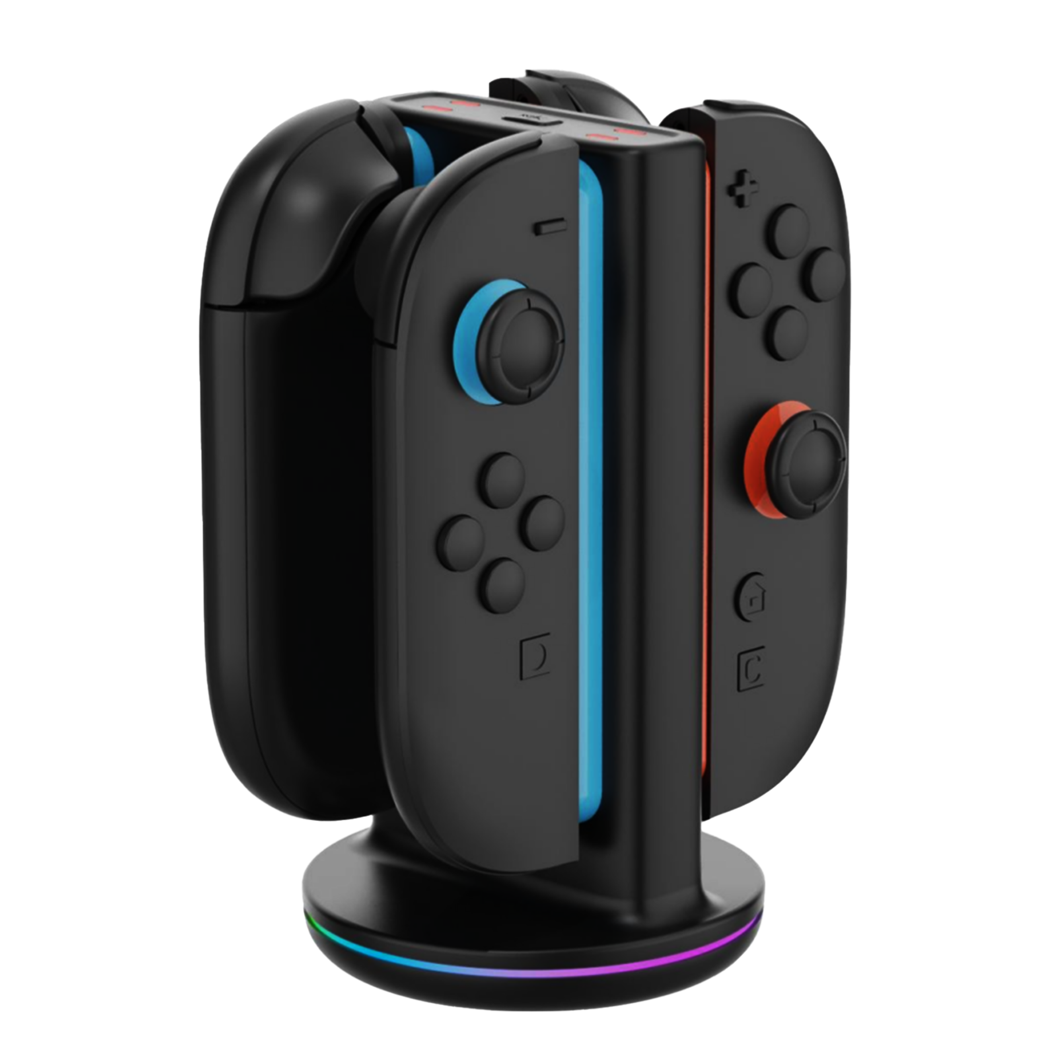 4-in-1 Switch 2 Rectangular Controller Charging Base