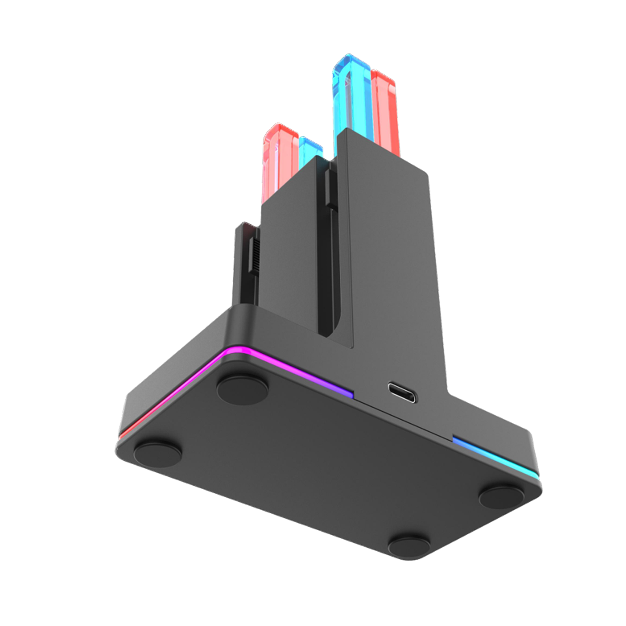 SWITCH2 Crystal Column Quad Chargers