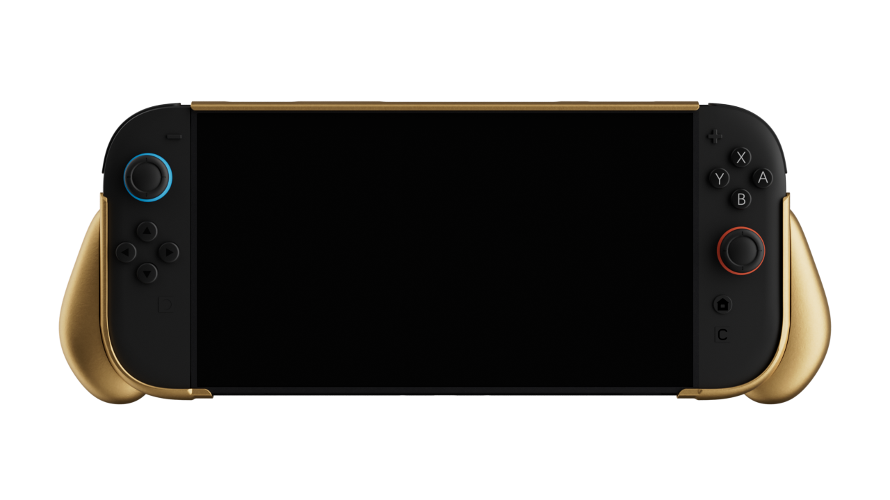 SWITCH2 Multi-function Red and White Game Console Grip